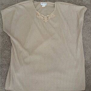 Blue Strada Beige Women's Blouse